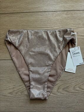NWT Good American Good Waist Cheeky Bikini Bottom
